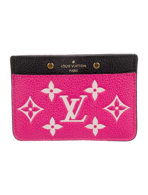 Louis Vuitton LV Monogram Empreinte Leather Card Case