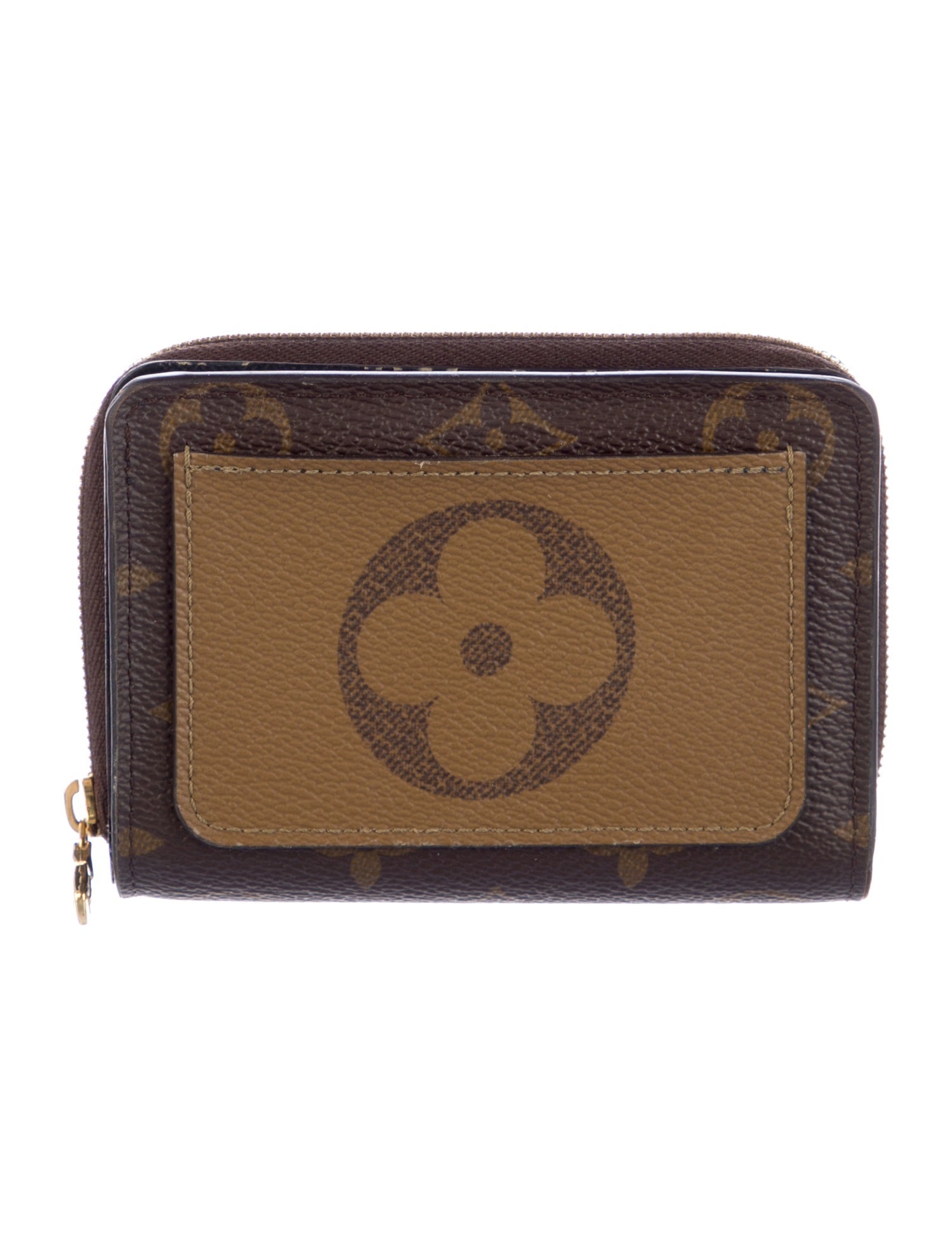 Louis Vuitton Monogram Reverse Coated Canvas Compact Wallet