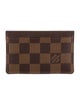 Louis Vuitton Damier Ebene Pattern Coated Canvas Card Case