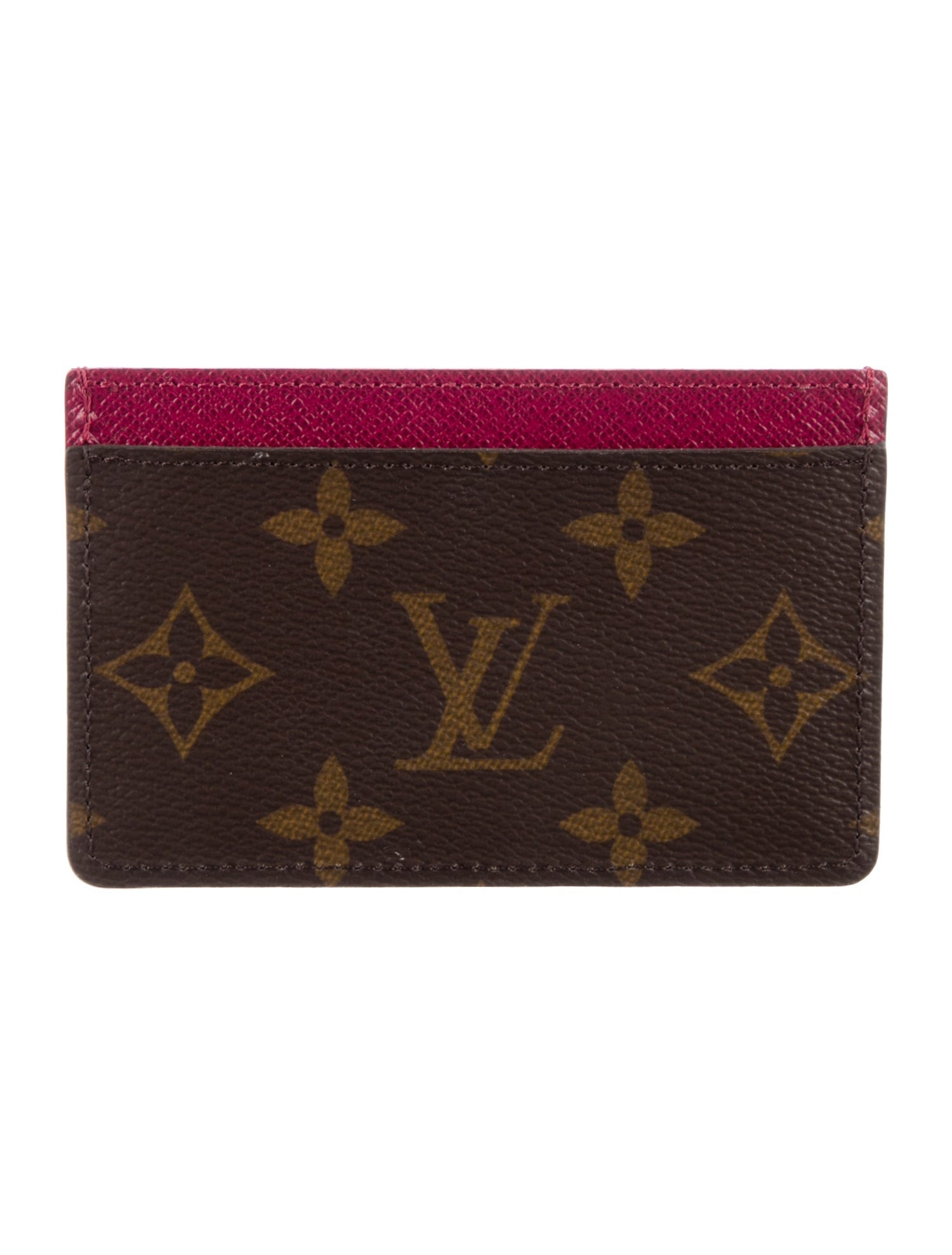 Louis Vuitton LV Monogram Coated Canvas Card Case