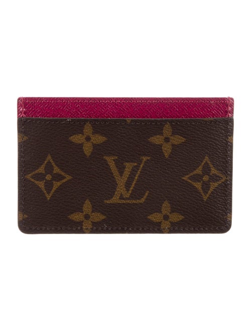 Louis Vuitton LV Monogram Coated Canvas Card Case