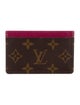 Louis Vuitton LV Monogram Coated Canvas Card Case