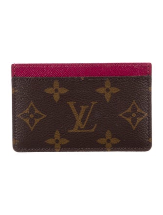 Louis Vuitton LV Monogram Coated Canvas Card Case