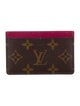 Louis Vuitton LV Monogram Coated Canvas Card Case