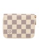 Louis Vuitton Damier Azur Pattern Coated Canvas Zippy Coin Purse