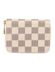 Louis Vuitton Damier Azur Pattern Coated Canvas Zippy Coin Purse