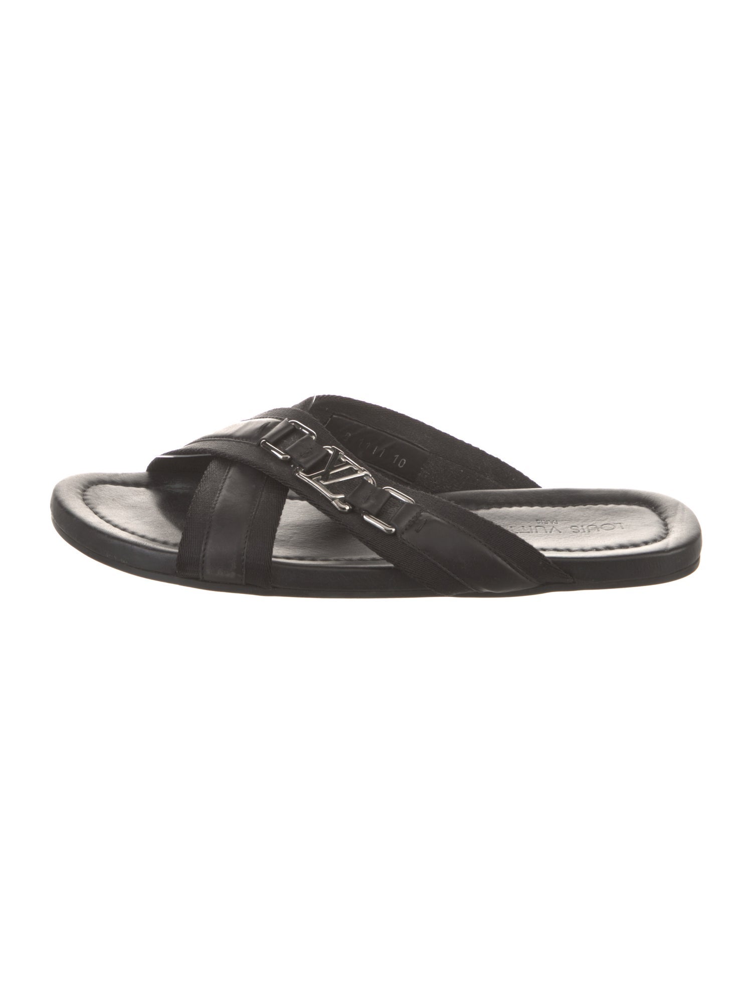 Louis Vuitton Leather Slides