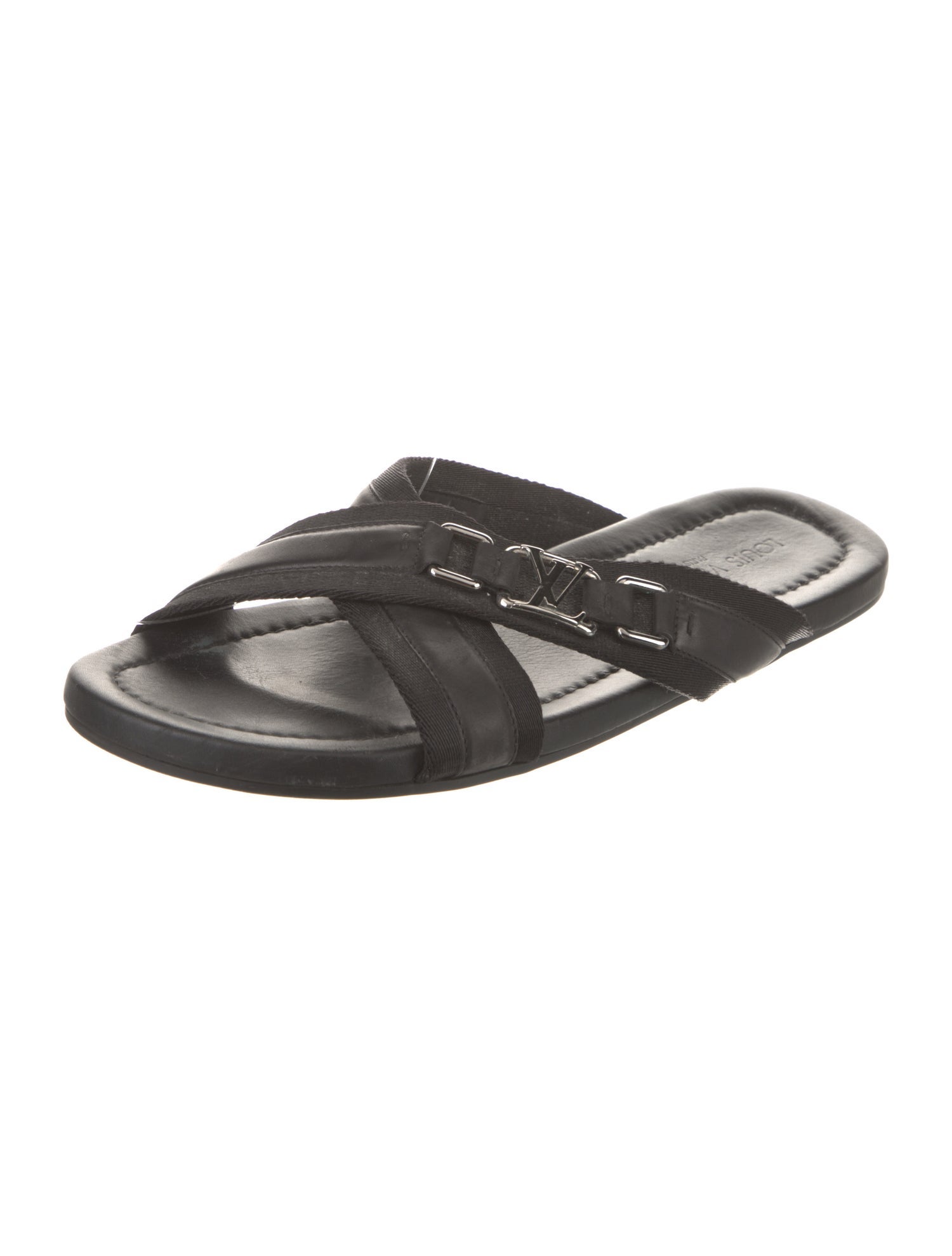 Louis Vuitton Leather Slides