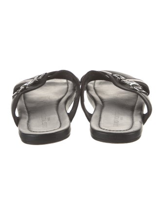 Louis Vuitton Leather Slides