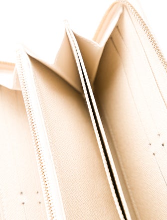 Louis Vuitton Damier Azur Pattern Coated Canvas Zippy Wallet