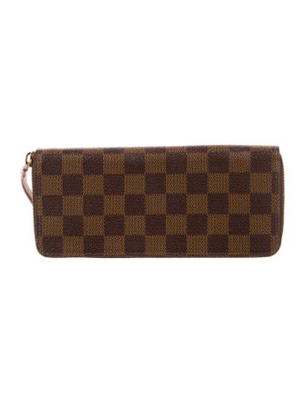 Louis Vuitton 2018 Damier Ebene Pattern Clemence Wallet