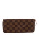 Louis Vuitton 2018 Damier Ebene Pattern Clemence Wallet