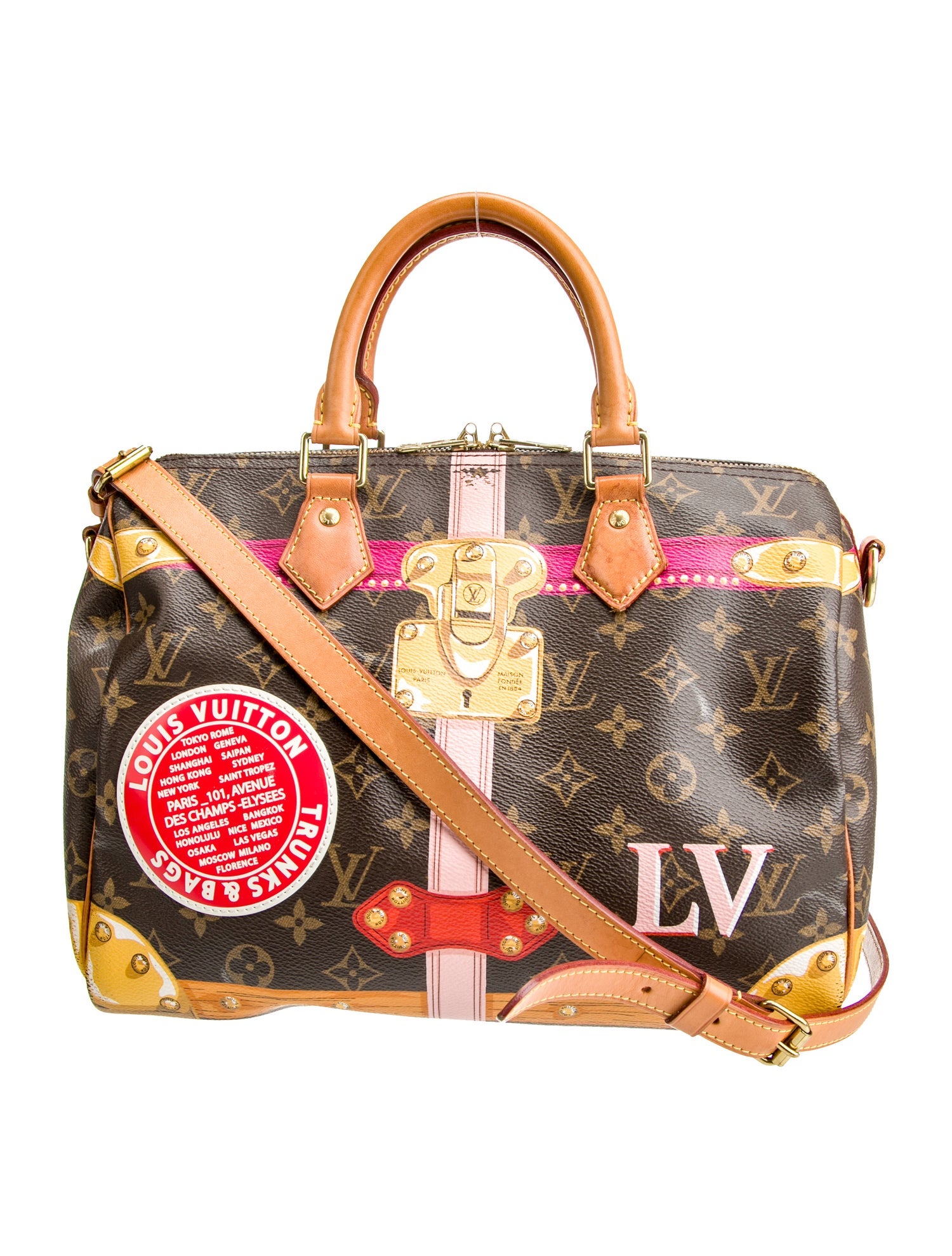 Louis Vuitton LV Monogram Speedy Bandouliere 30