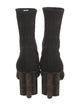 Louis Vuitton LV Monogram Embroidered Accent Sock Boots