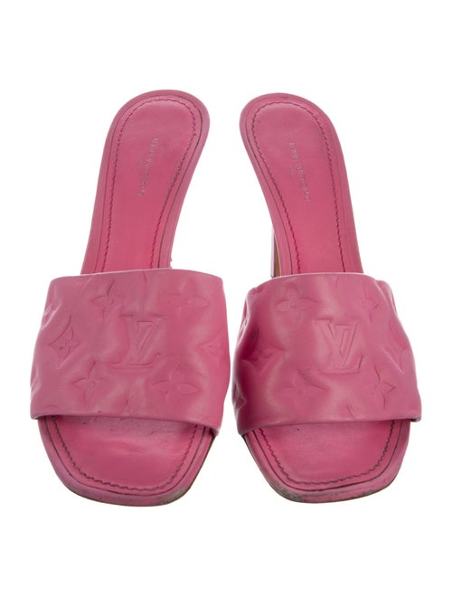 Louis Vuitton Monogram Pattern Leather Slides