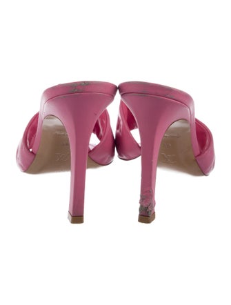 Louis Vuitton Monogram Pattern Leather Slides