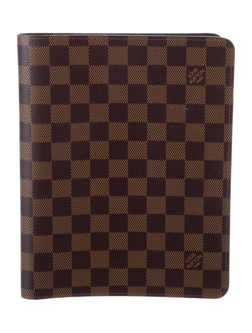 Louis Vuitton Damier Ebene Desk Agenda Cover
