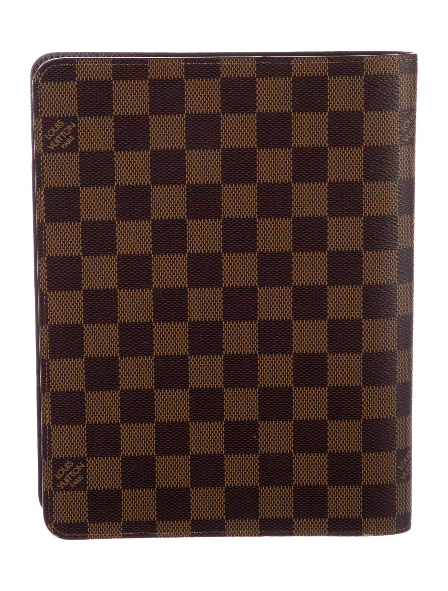 Louis Vuitton Damier Ebene Desk Agenda Cover