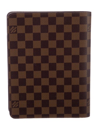 Louis Vuitton Damier Ebene Desk Agenda Cover