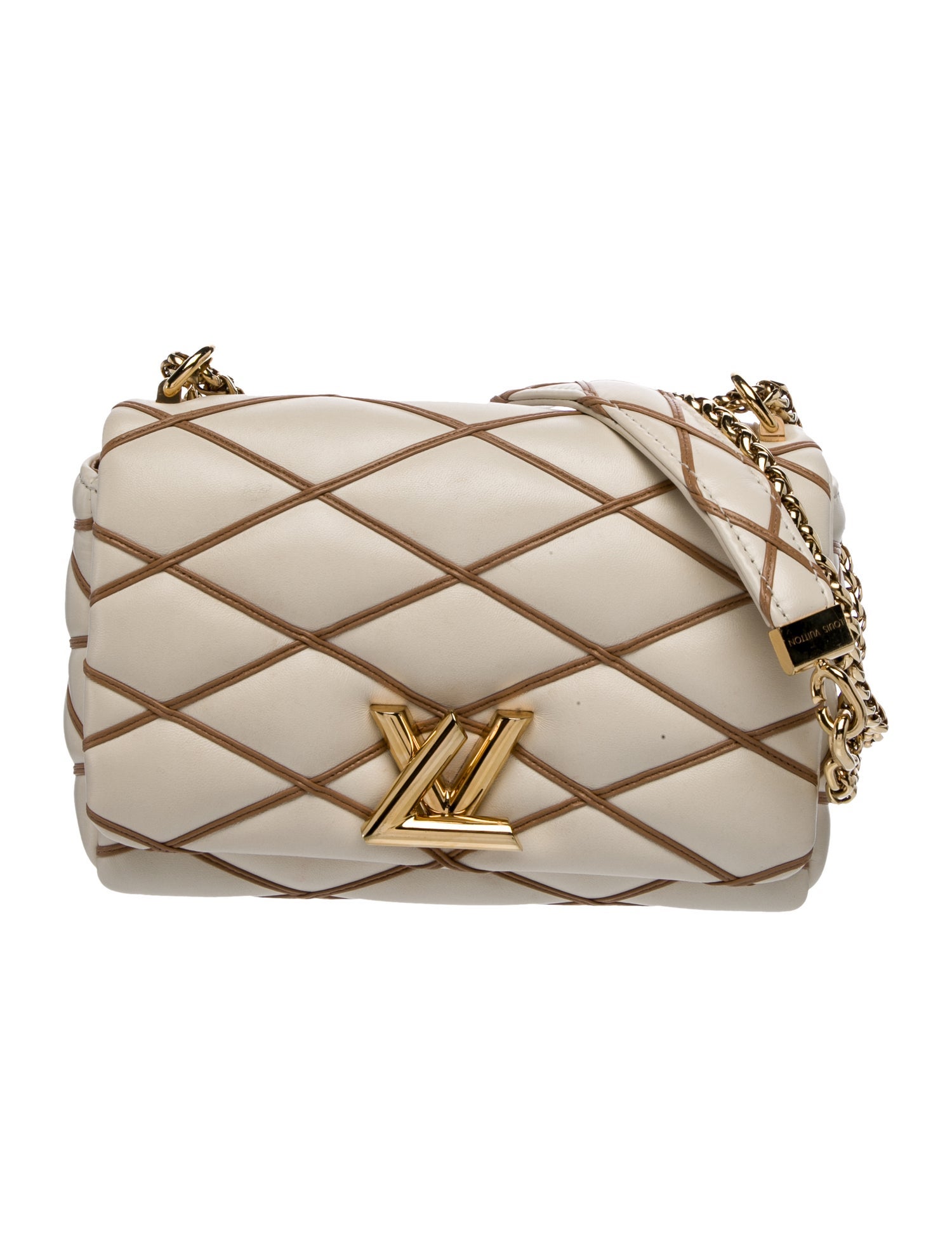 Louis Vuitton Leather Lambskin Malletage GO-14 MM