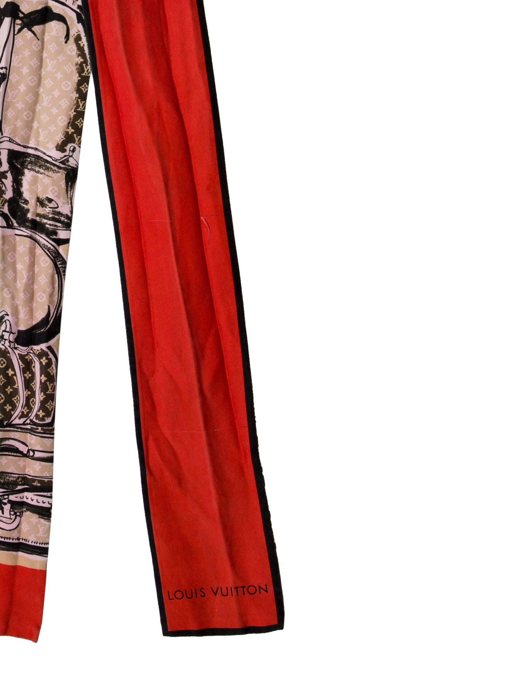 Louis Vuitton Trunks Silk Bandeau