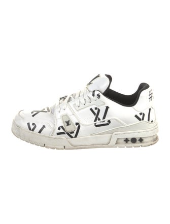 Louis Vuitton Leather Printed Sneakers