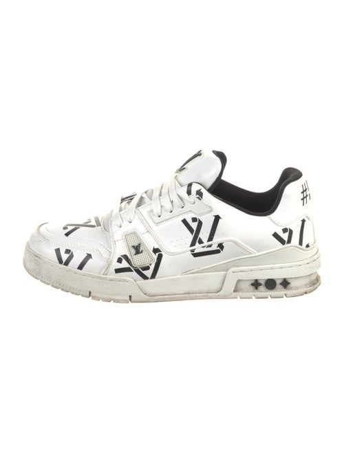 Louis Vuitton Leather Printed Sneakers