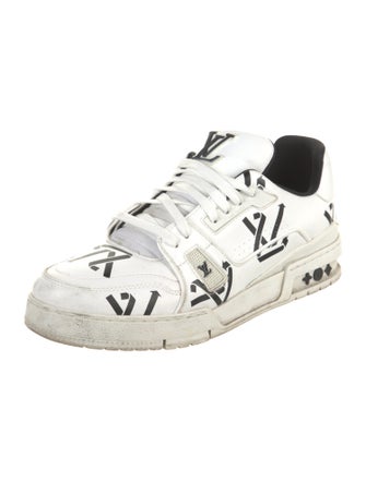 Louis Vuitton Leather Printed Sneakers