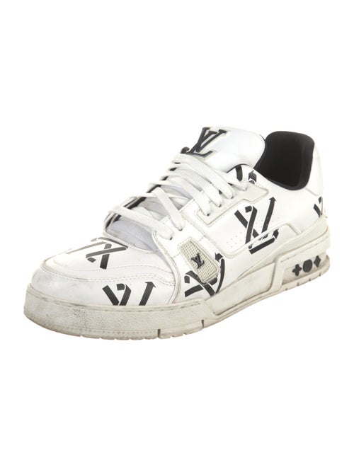 Louis Vuitton Leather Printed Sneakers