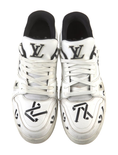 Louis Vuitton Leather Printed Sneakers