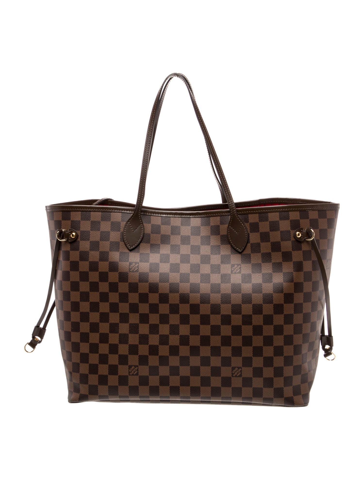 Louis Vuitton Damier Ebene Neverfull w/Pouch GM