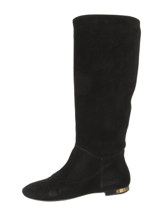 Louis Vuitton Suede Riding Boots
