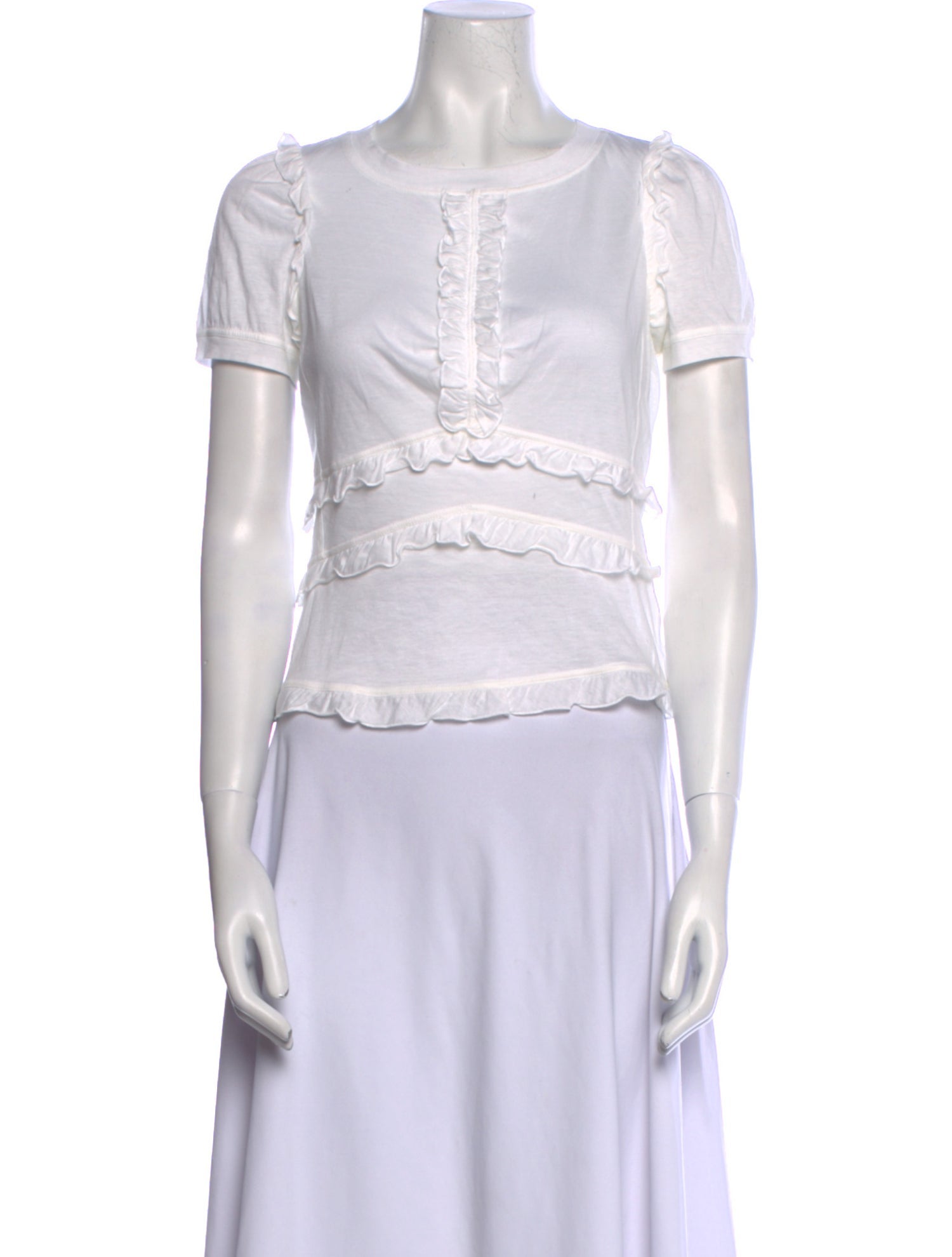 Louis Vuitton Late 1990's - Early 2000's Bateau Neckline Top