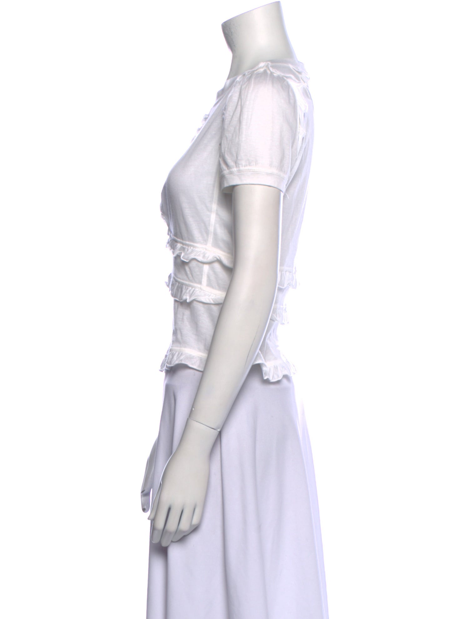 Louis Vuitton Late 1990's - Early 2000's Bateau Neckline Top