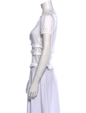 Louis Vuitton Late 1990's - Early 2000's Bateau Neckline Top