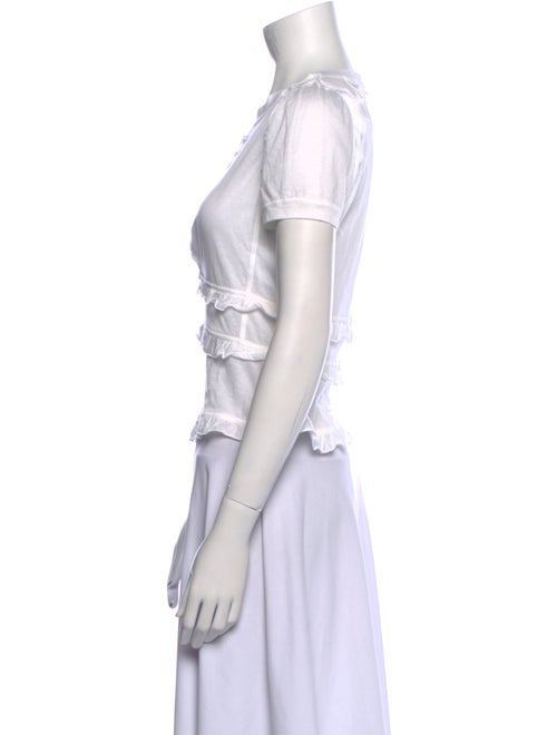 Louis Vuitton Late 1990's - Early 2000's Bateau Neckline Top