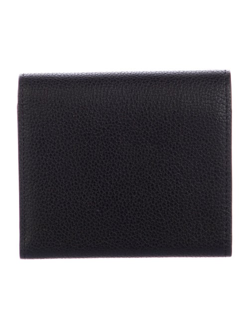 Louis Vuitton Monogram Pattern Leather Double V Compact Wallet