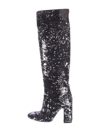 Louis Vuitton LV Monogram Sequins Boots