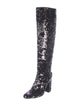 Louis Vuitton LV Monogram Sequins Boots