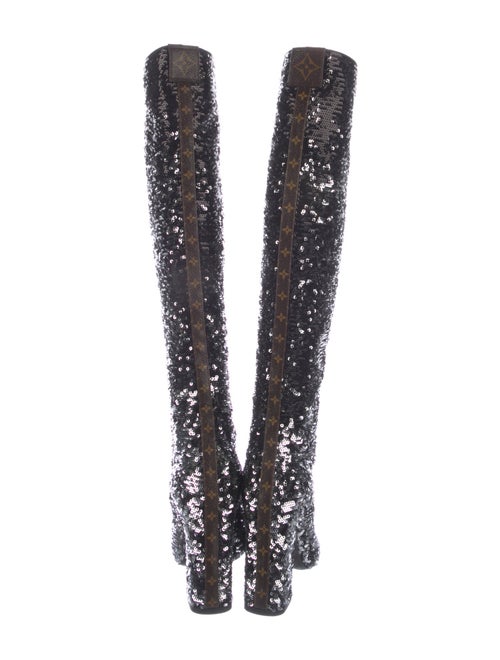 Louis Vuitton LV Monogram Sequins Boots