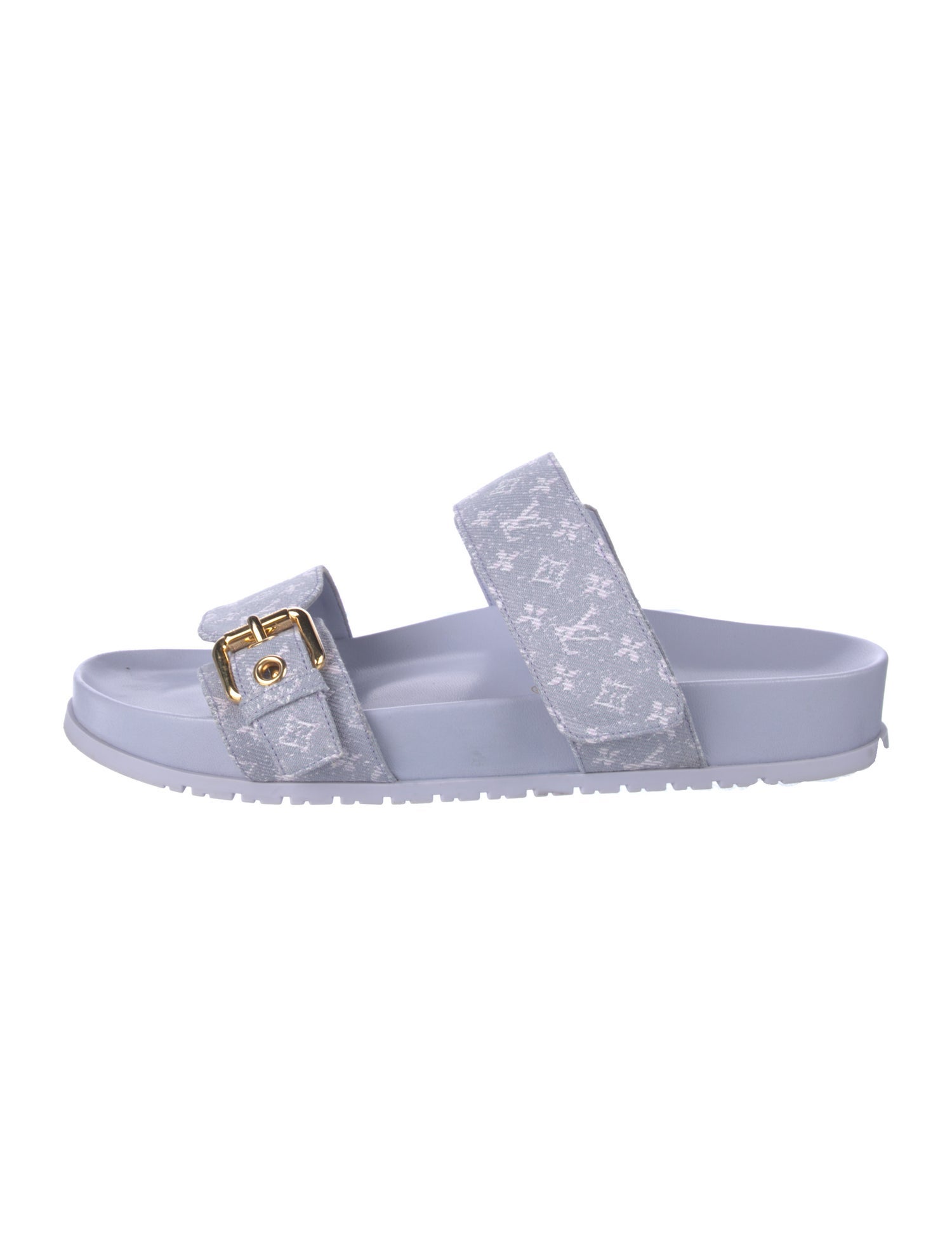 Louis Vuitton Canvas Printed Slides