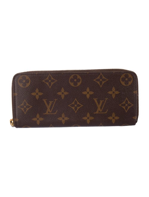 Louis Vuitton LV Monogram Coated Canvas Clemence Wallet
