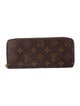 Louis Vuitton LV Monogram Coated Canvas Clemence Wallet