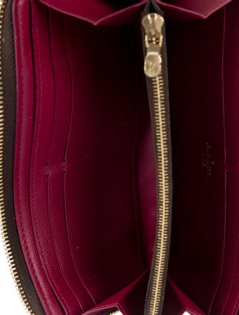 Louis Vuitton LV Monogram Coated Canvas Clemence Wallet