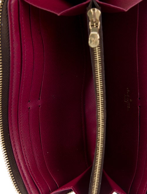 Louis Vuitton LV Monogram Coated Canvas Clemence Wallet