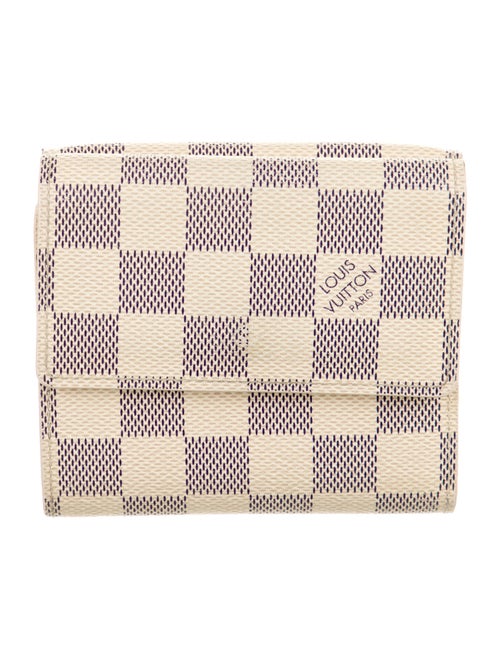 Louis Vuitton Damier Azur Pattern Elise Wallet