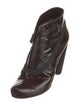 Louis Vuitton Patent Leather Lace-Up Boots