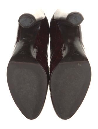 Louis Vuitton Patent Leather Lace-Up Boots