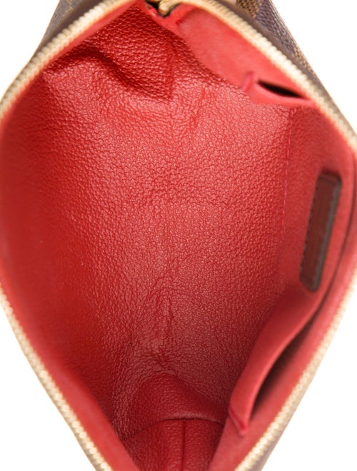 Louis Vuitton Damier Ebene Pattern Empreinte Leather Zippy Organizer Wallet