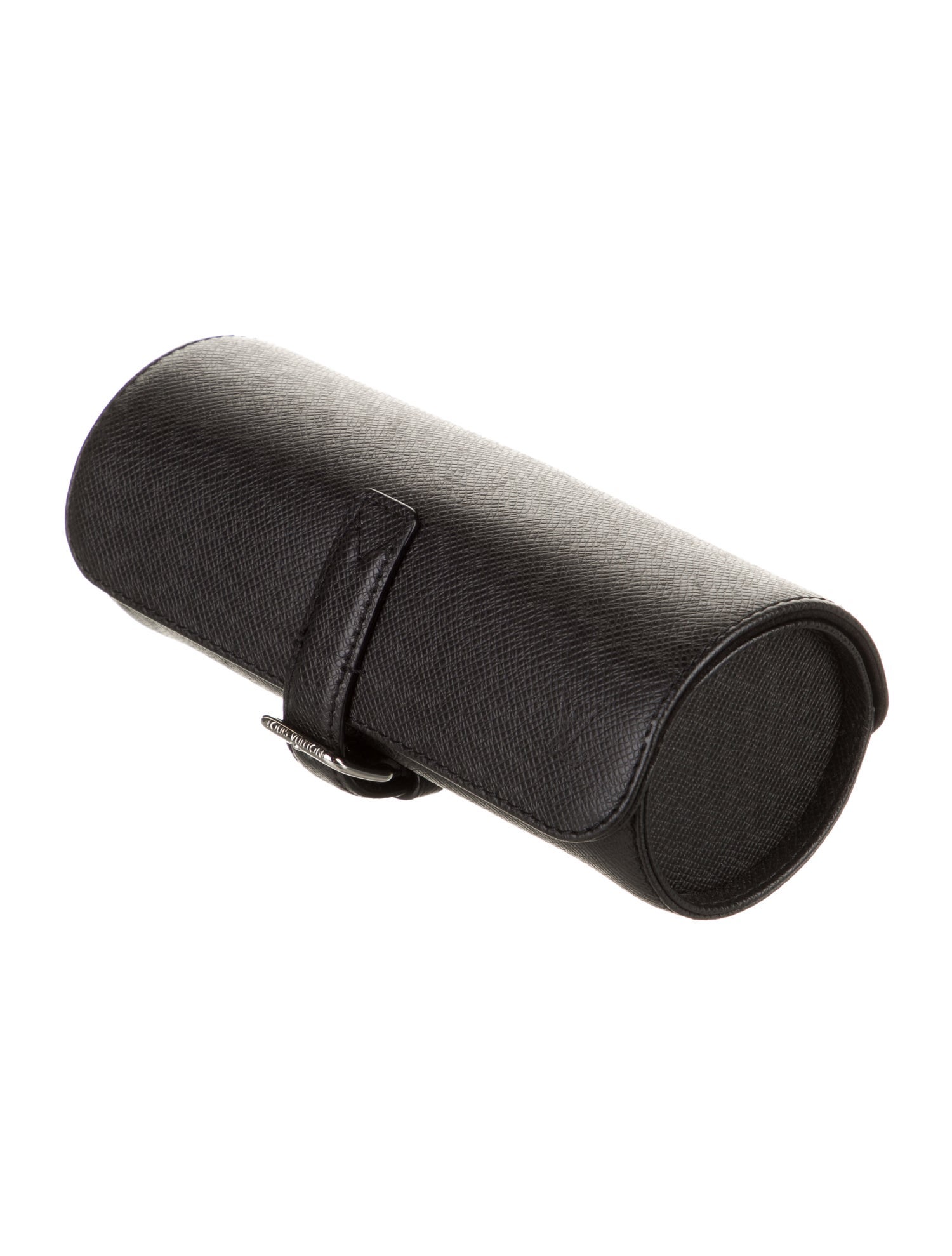 Louis Vuitton Ardoise Taiga Leather 3 Watch Case